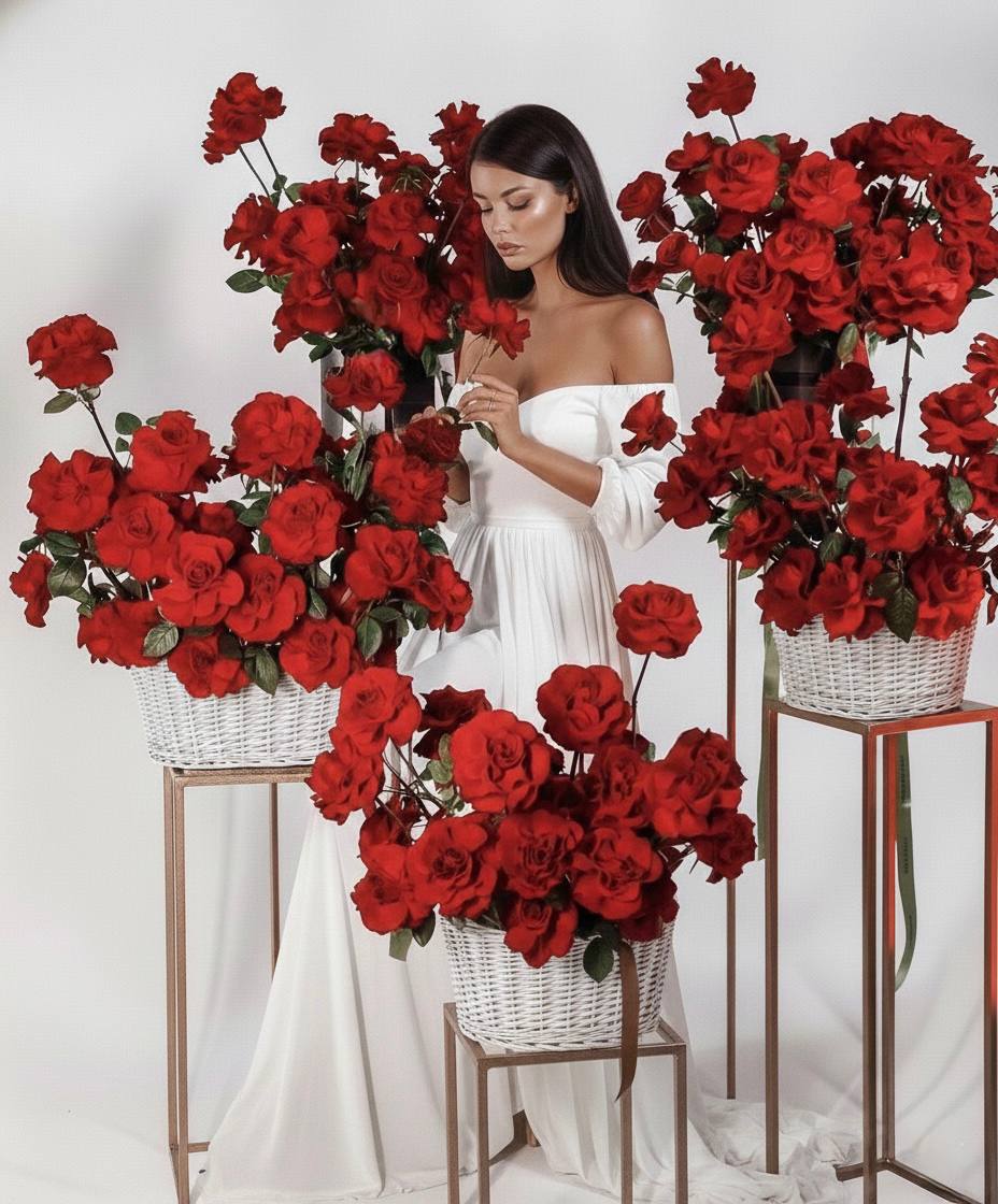 региональный подарочный сет с букетом шоколадом и ароматической свечой в красивой упаковке