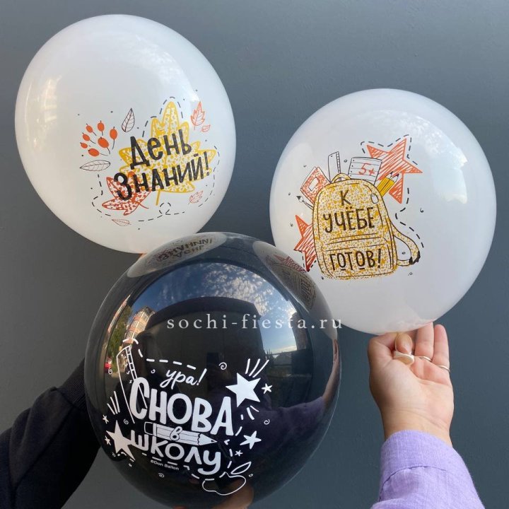 Воздушный шар к 1 сентября в Рыбинске