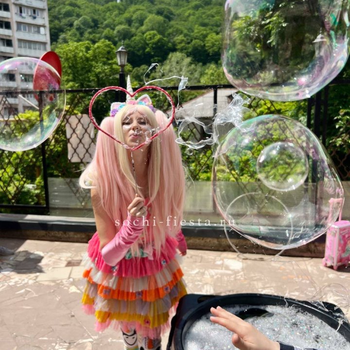 Шоу мыльных пузырей в Рыбинске