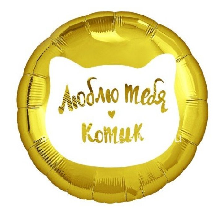 Фольгированный шар "Люблю тебя, Котик" в Рыбинске