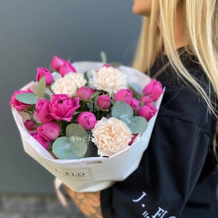 Букет с мисти бабблс №2 в Рыбинске