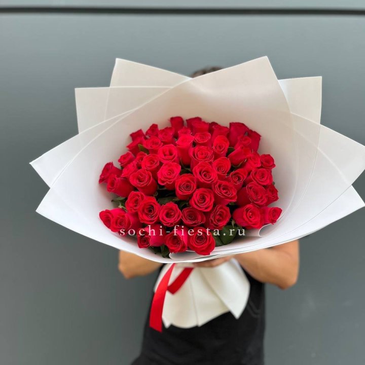 51  красная роза в Рыбинске
