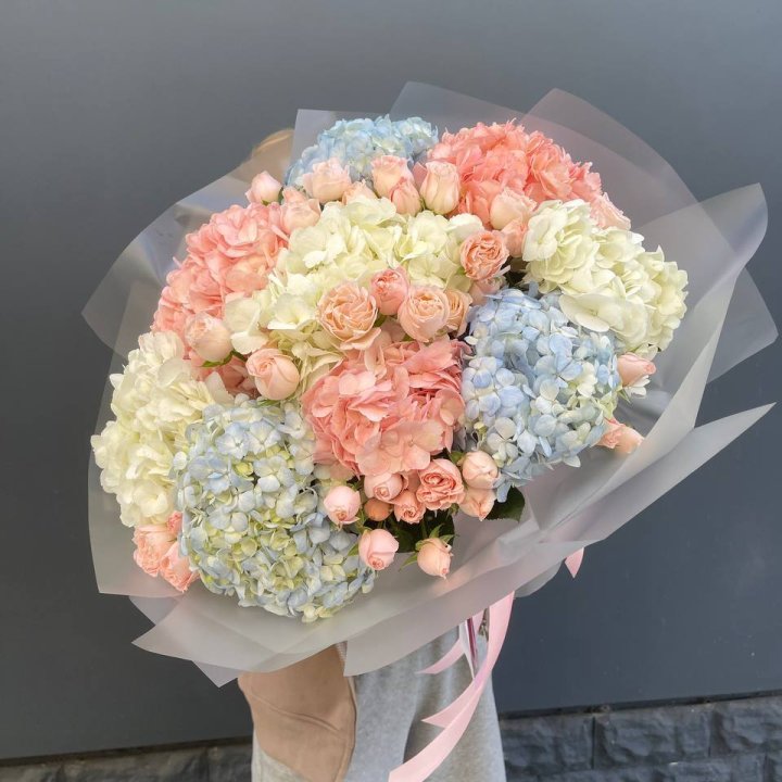 Дуо гортензии и бомбастик в Рыбинске