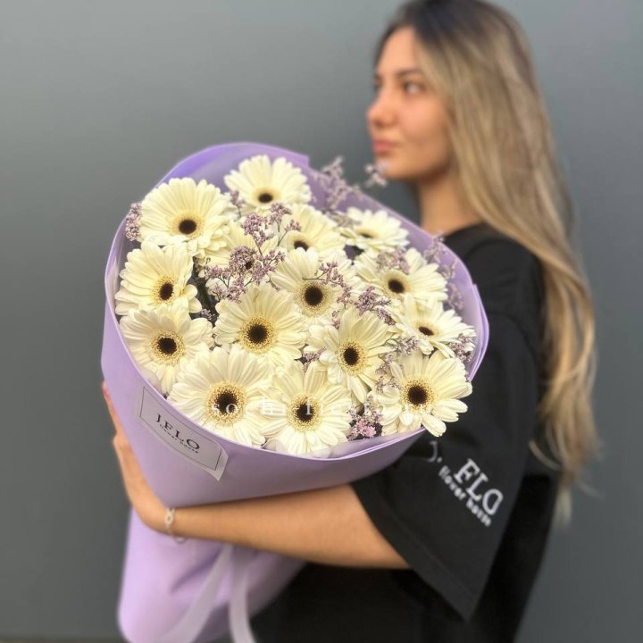 Букет голландских гербер "Лавандер" в Рыбинске