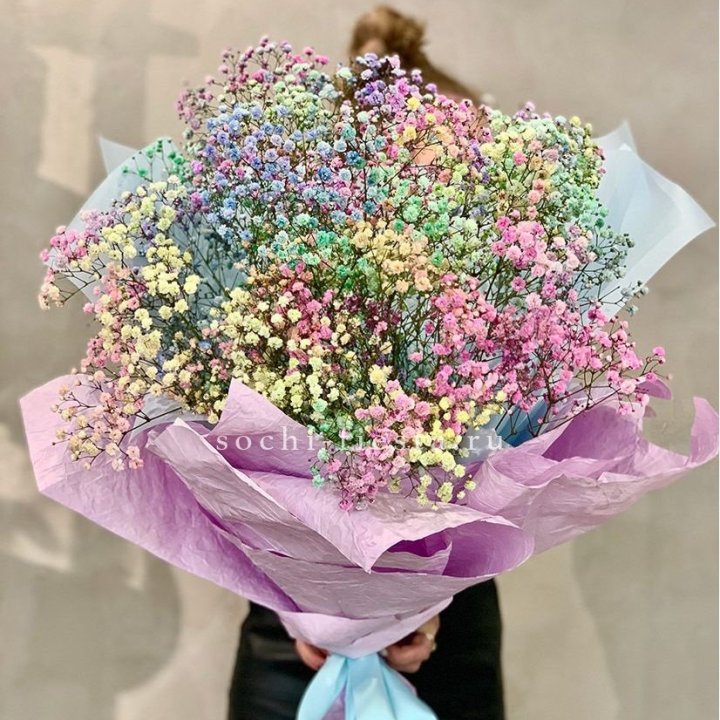 Радужные гипсофилы №2 в Рыбинске