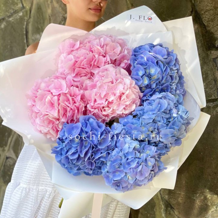 Букет гортензий №1 в Рыбинске