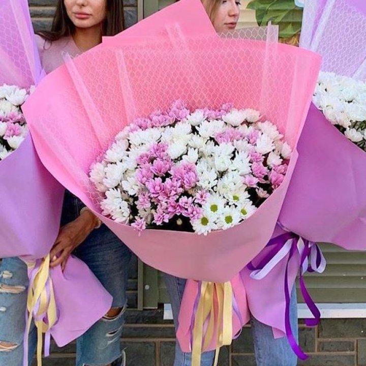 Букет хризантем №3 в Рыбинске