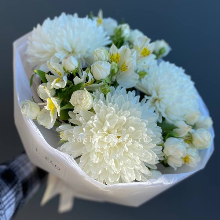 Букет из хризантем "Миранда" в Рыбинске