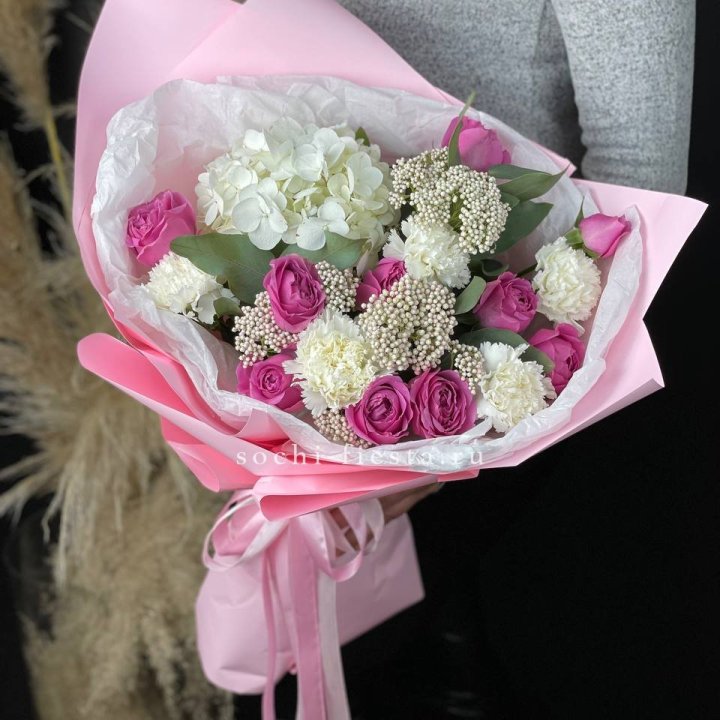 Букет с мисти бабблс №1 в Рыбинске