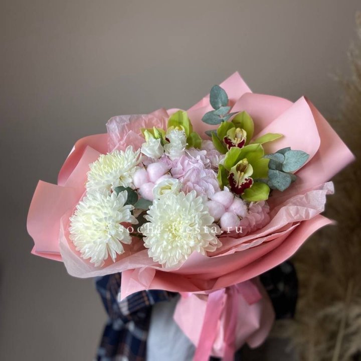  Букет с орхидеями "Вита" в Рыбинске