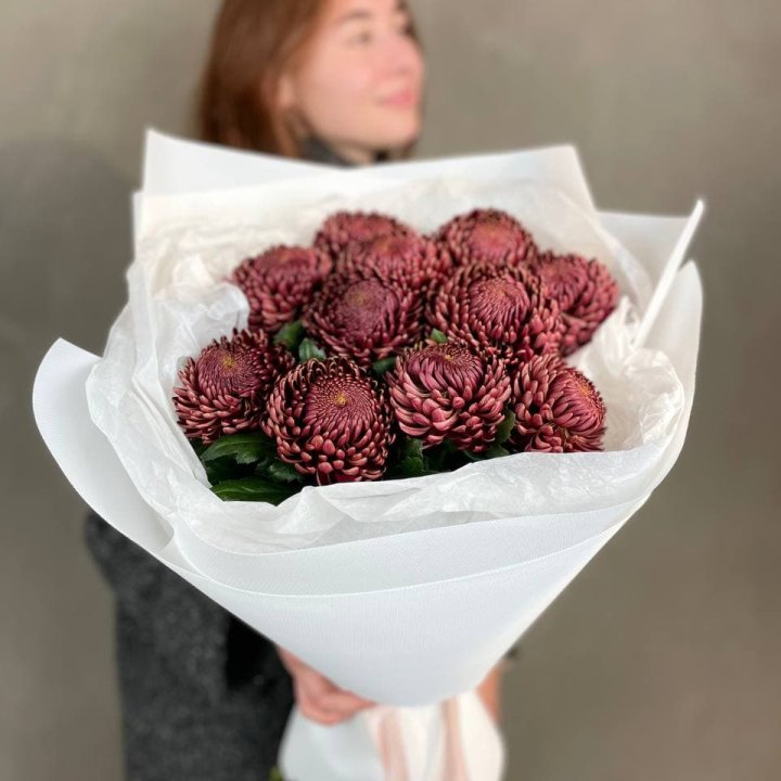 Букет хризантем "Касиопия" в Рыбинске