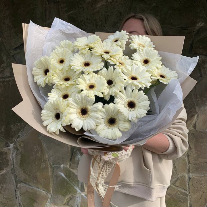 Букет голландских гербер "Шейн"" в Рыбинске