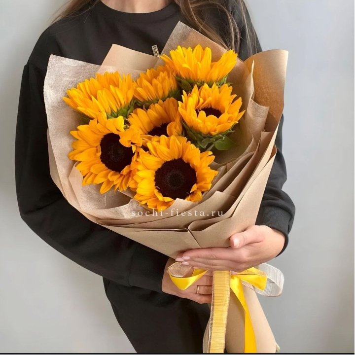 Букет из подсолнухов в Рыбинске