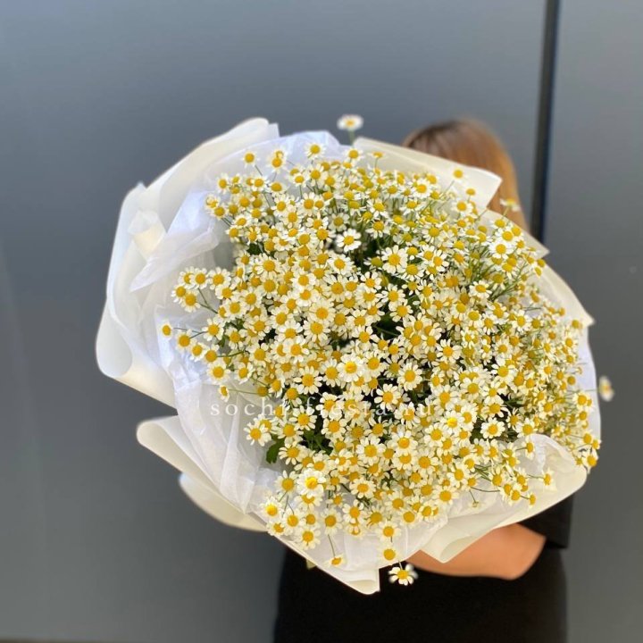 Букет ромашек "Фемели" в Рыбинске