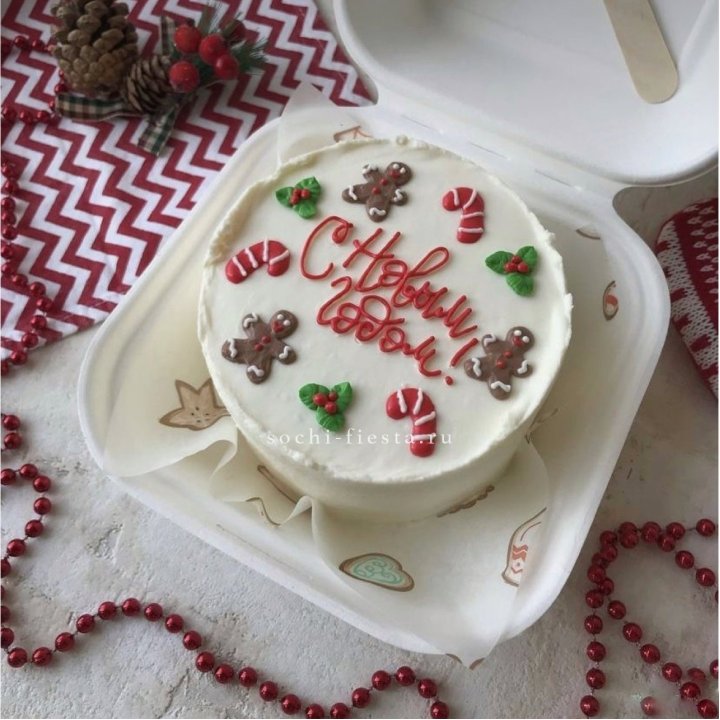 Бенто-торт "С Новым Годом!" в Рыбинске