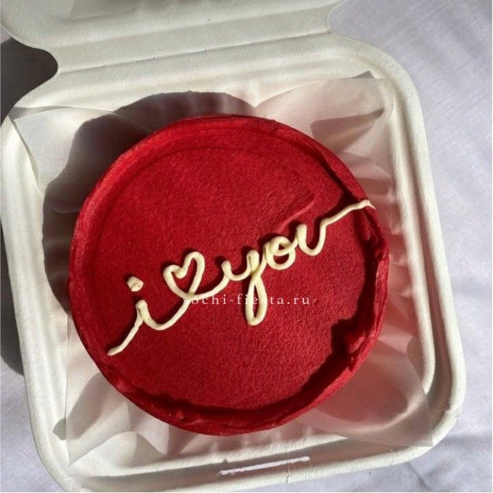 Бенто-торт "Я тебя люблю бесконечно" в Рыбинске