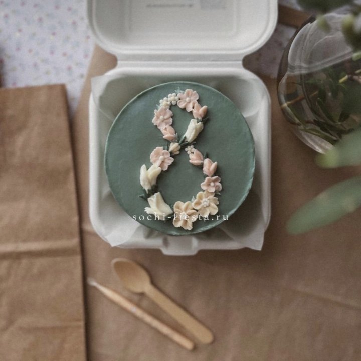 Бенто-торт "8 марта" green  в Рыбинске