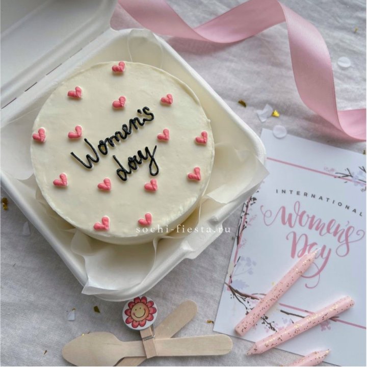 Бенто-торт "Дорогим женщинам"  в Рыбинске