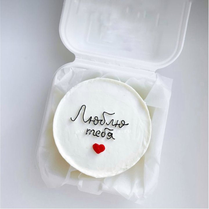 Бенто-торт "Люблю Тебя"  в Рыбинске