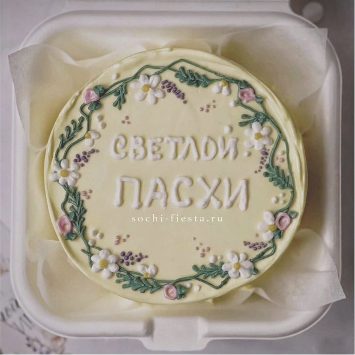 Бенто-торт "Светлой Пасхи" 2 в Рыбинске