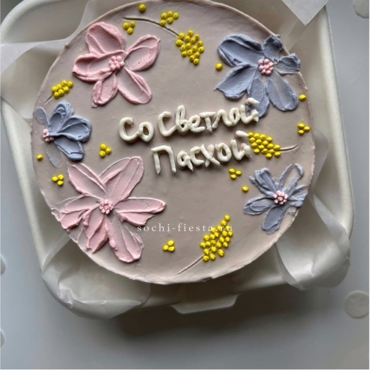 Бенто-торт "Светлой Пасхи" 3 в Рыбинске