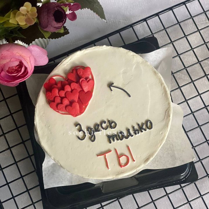 Бенто-торт "В моем сердце только ты"  в Рыбинске