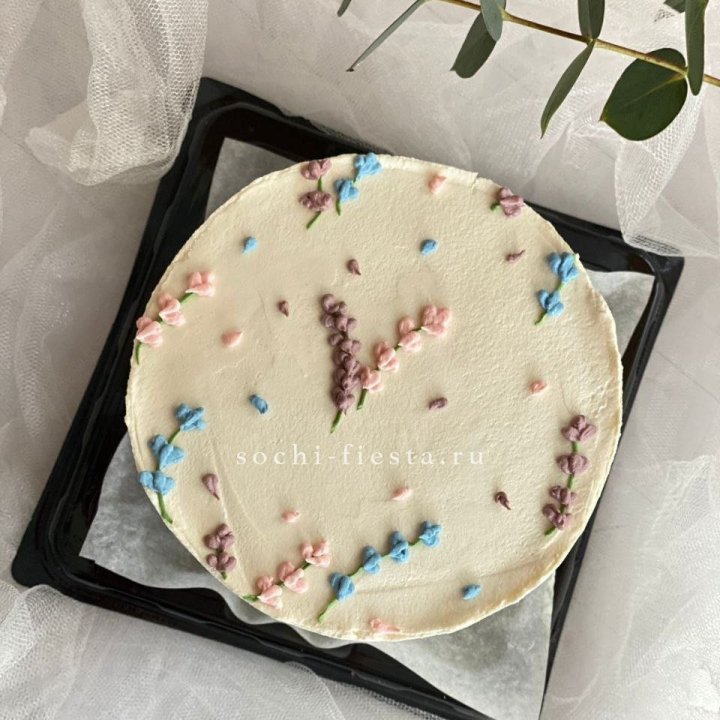 Бенто-торт "Лаванда" в Рыбинске