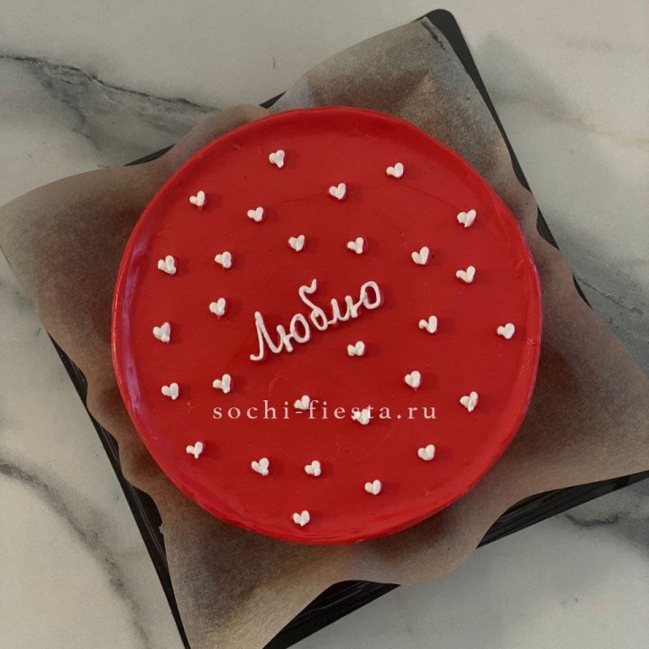 Бенто-торт "Люблю" в Рыбинске