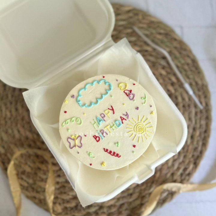 Бенто-торт "С днем рождения!"  в Рыбинске