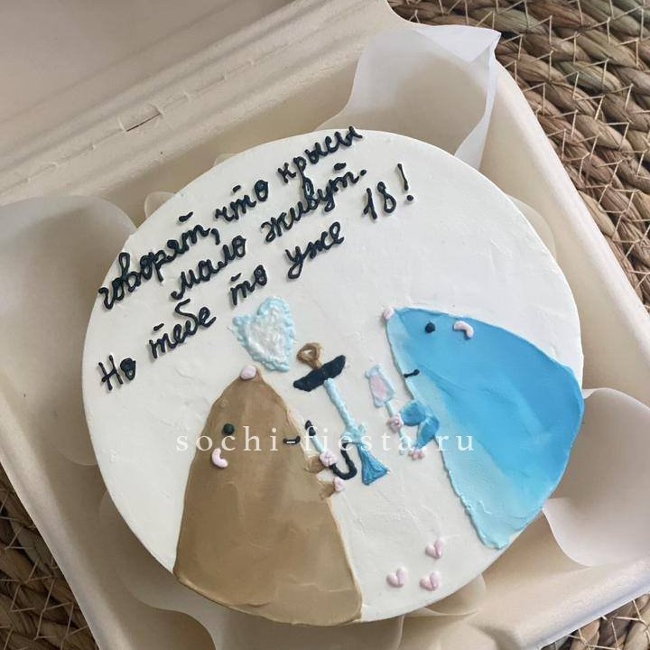 Бенто-торт "Крысы"  в Рыбинске