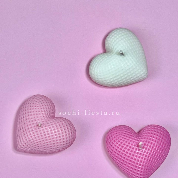 Набор свеч сердец в Рыбинске