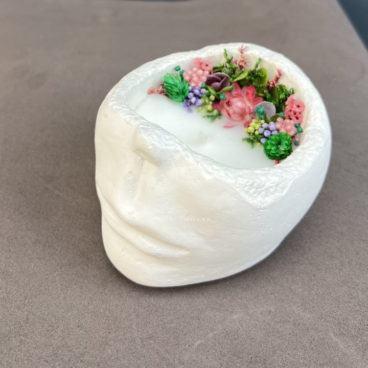 Свеча ароматическая в гипсе  в Рыбинске