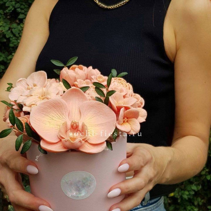 Шоколадный букет Орхидей в Рыбинске