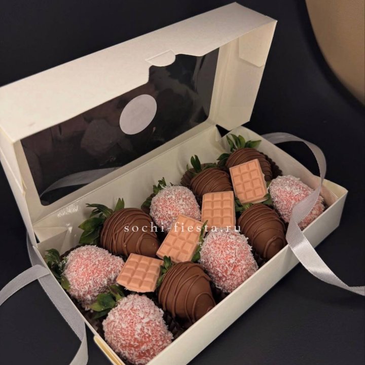 Клубника в шоколаде 10 ягод №2 в Рыбинске