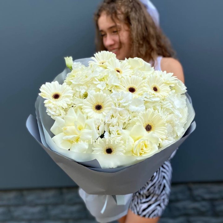  Букет "Вайт люксур" в Рыбинске