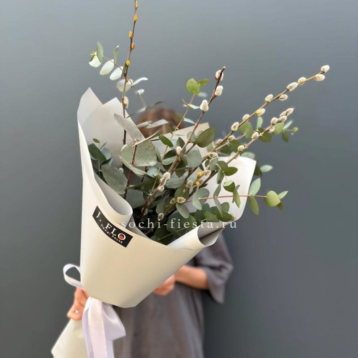 Букет Вербы и Эвкалипта в Рыбинске