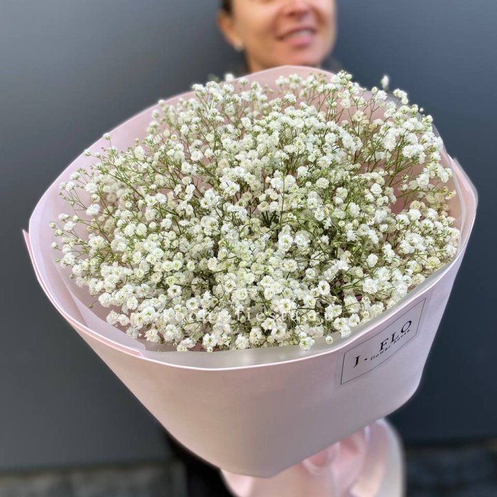 11 белых гипсофил в фоамиране в Рыбинске