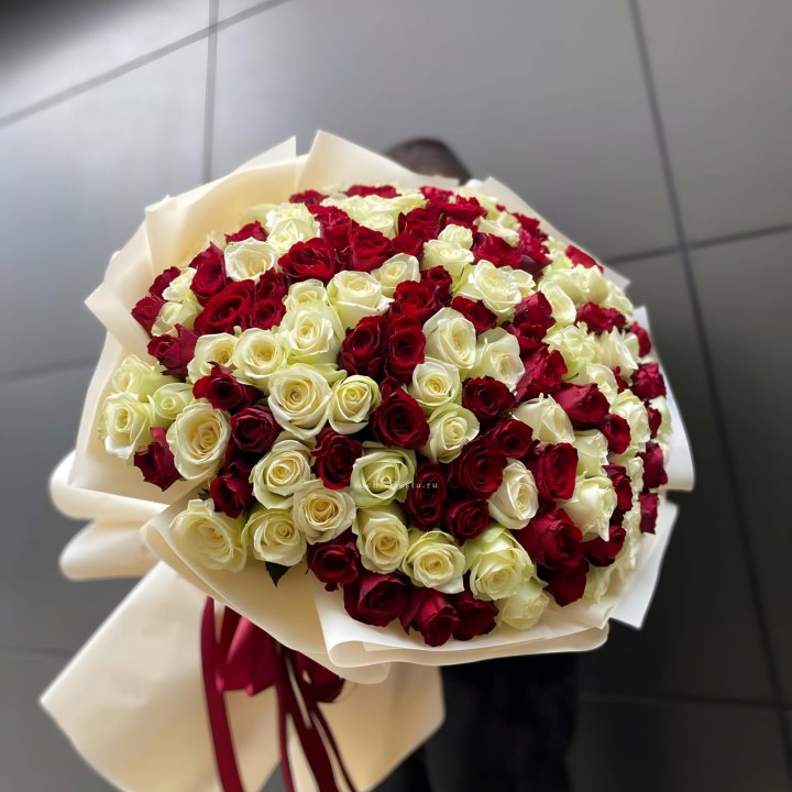 101 высокая импортная роза  в Рыбинске