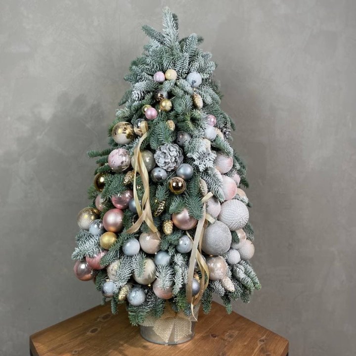 Новогодняя ёлка из веток датского нобилиса в Рыбинске