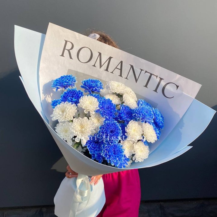 Букет кустовых хризантем  в Рыбинске