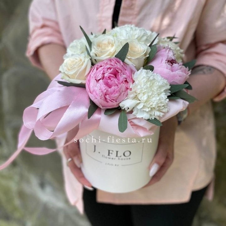 Цветочный бокс мини №2 в Рыбинске