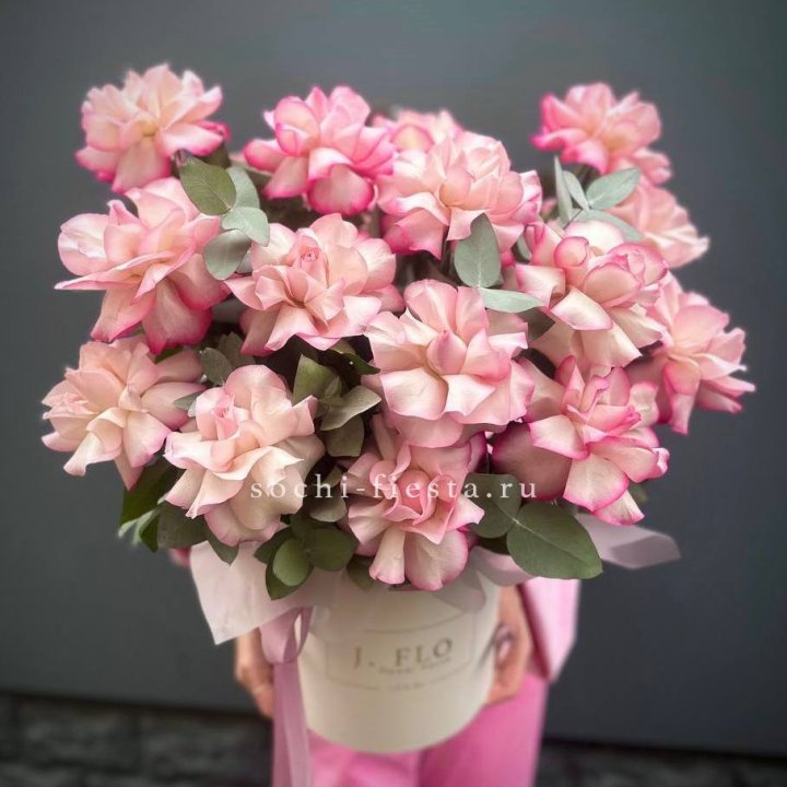 17 Французских  роз Венди в боксе в Рыбинске