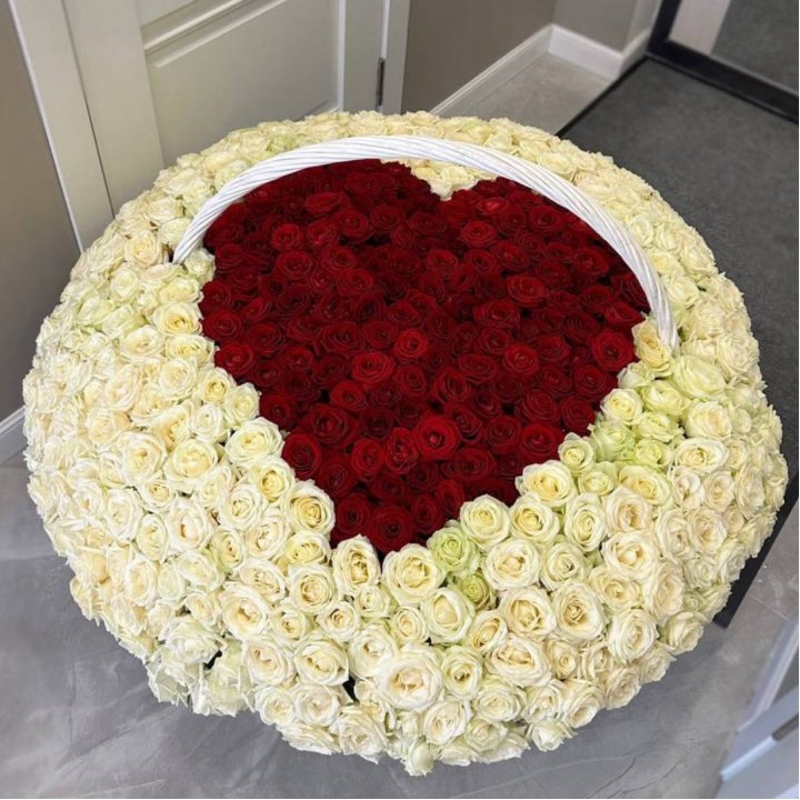 501 роза сердце в Рыбинске