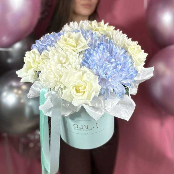 Коробка с цветами "Вольта" в Рыбинске