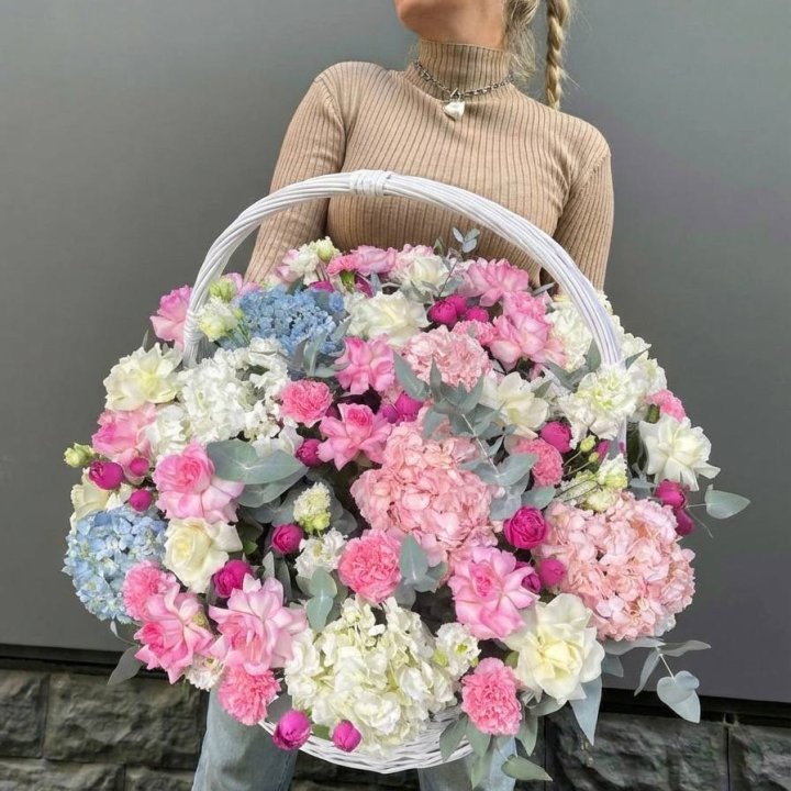 Цветочная корзина №3 в Рыбинске