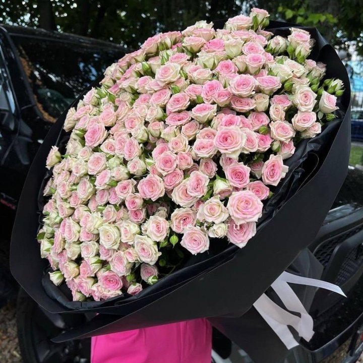 101 кустовая роза "Твистер" в Рыбинске