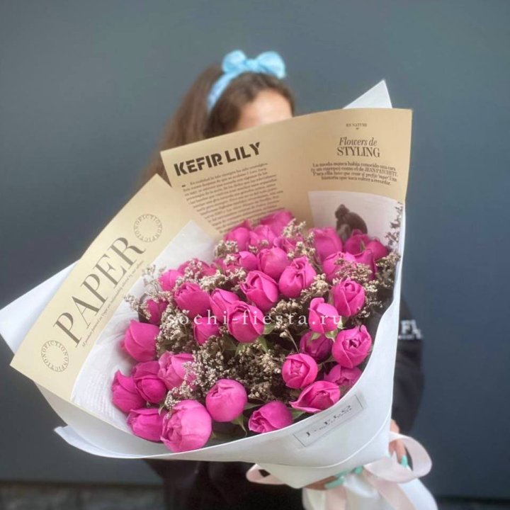 Пионовидные розы баблс №3 в Рыбинске