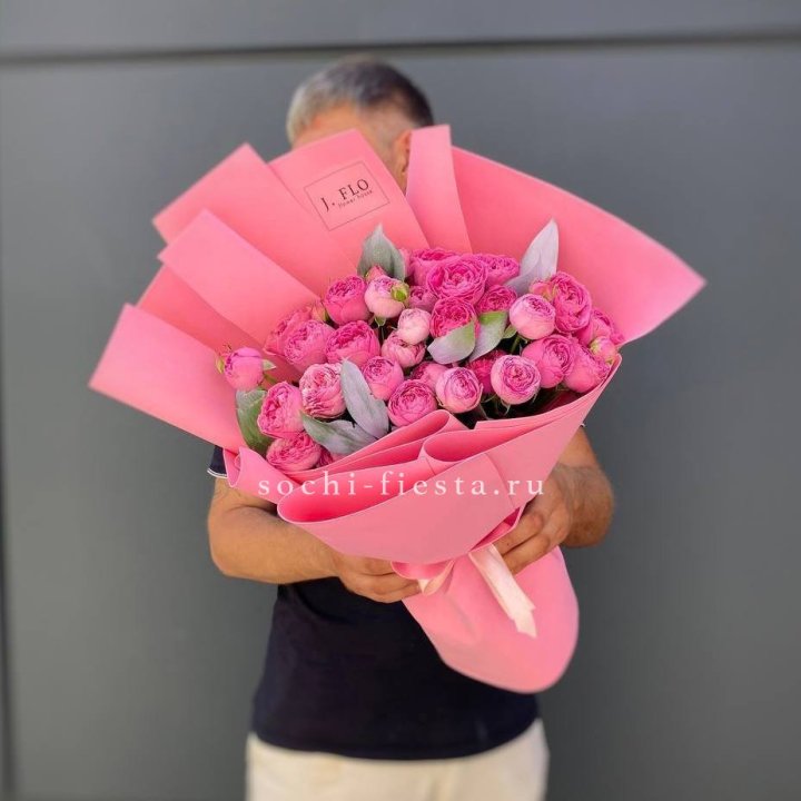 Пионовидные розы баблс №2 в Рыбинске