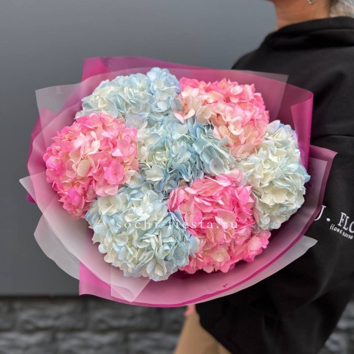 Букет гортензий "Тоника №2" в Рыбинске