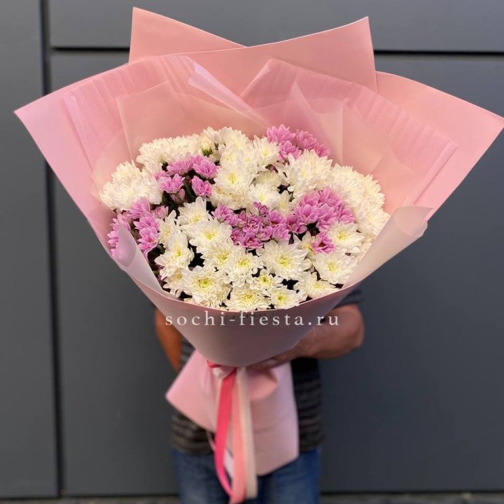  Букет хризантем- гигант  в Рыбинске